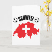 Schweiz Fussball Schweiz Karte (Gelbe Blume)
