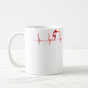 Schweiz Fussball Schweizer Flagge Herzschlag Ekg P Kaffeetasse
