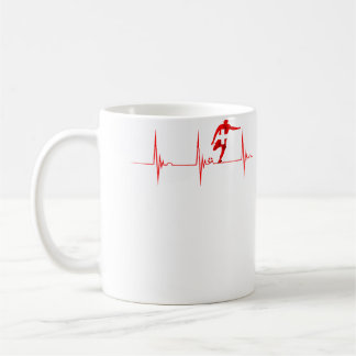 Schweiz Fussball Schweizer Flagge Herzschlag Ekg P Kaffeetasse