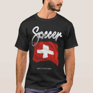 Schweiz Fußball - Schweizer Flagge T-Shirt