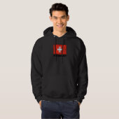 Schweiz Fußballfeld Landesflagge Schweizer Preis Hoodie (Vorne ganz)