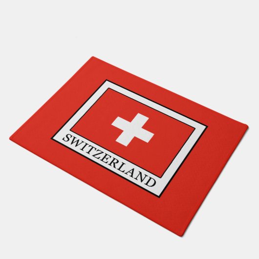 Schweiz Fußmatte (Schrägansicht)