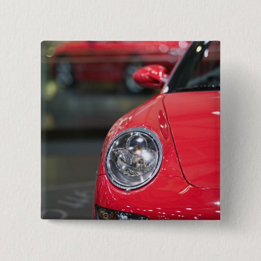 SCHWEIZ, GENF: 75. Genfer Auto jährlich 8 Button (Vorderseite)