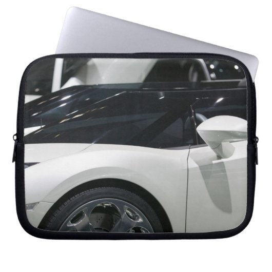 SCHWEIZ, GENF: 75. Genfer Auto jährlich 9 Laptopschutzhülle (Vorderseite)