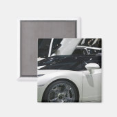 SCHWEIZ, GENF: 75. Jährliches Genfer Auto 9 Magnet (Vorderseite/Rückseite)