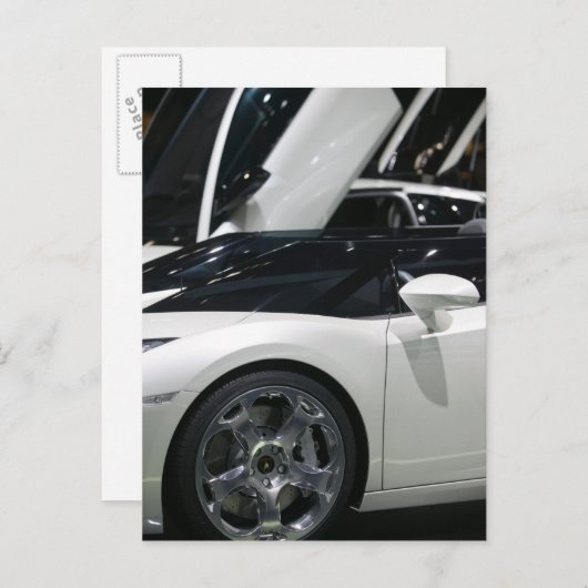 SCHWEIZ, GENF: 75. Jährliches Genfer Auto 9 Postkarte (Vorne/Hinten)