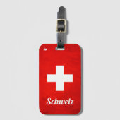 " SCHWEIZ Gepäck Anhänger ... " (Vorderseite Vertikal)