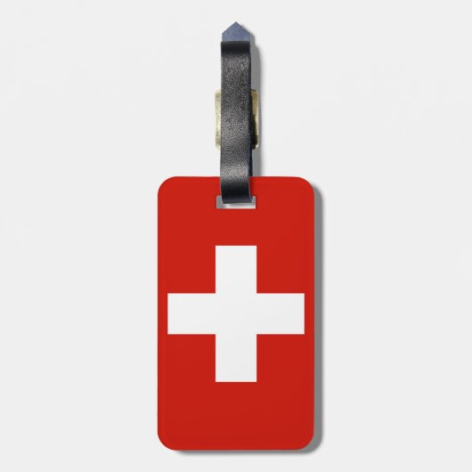 Schweiz Gepäckanhänger (Rückseite vertikal)