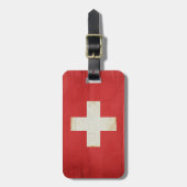Schweiz Gepäckmarke Gepäckanhänger (Vorderseite vertikal)