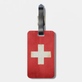 Schweiz Gepäckmarke Gepäckanhänger (Rückseite vertikal)