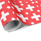 Schweiz Geschenkpapier (Rolleneckpunkt)