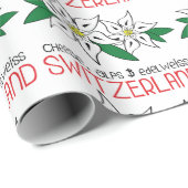 Schweiz Geschenkpapier (Rolleneckpunkt)