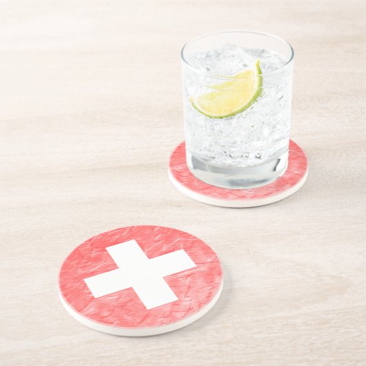 Schweiz Getränkeuntersetzer (Seite)