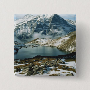 Schweiz, Grindelwald, Berner Alpen, Ansicht Button