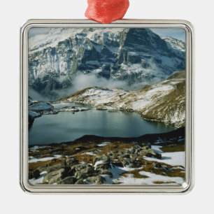 Schweiz, Grindelwald, Berner Alpen, Ansicht Silbernes Ornament