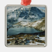 Schweiz, Grindelwald, Berner Alpen, Sicht Silbernes Ornament (Vorne)