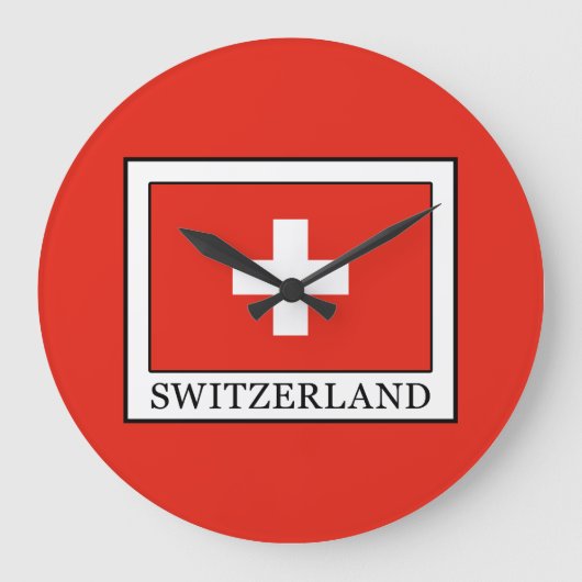 Schweiz Große Wanduhr (Vorderseite)