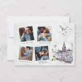 Schweiz | Hochzeit in Urlaubsort Fahrplan (Rückseite)