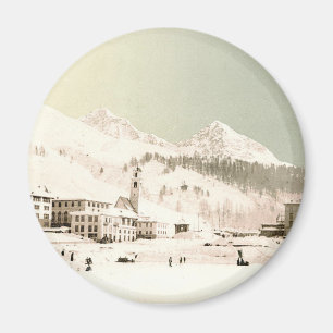 Schweiz im Winter Magnet
