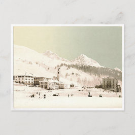 Schweiz im Winter Postkarte