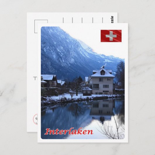 Schweiz - Interlaken - Postkarte (Vorne/Hinten)