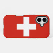 Schweiz iPhone 16 Hülle (Rückseite (Horizontal))