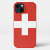 Schweiz iPhone Hülle (Rückseite)