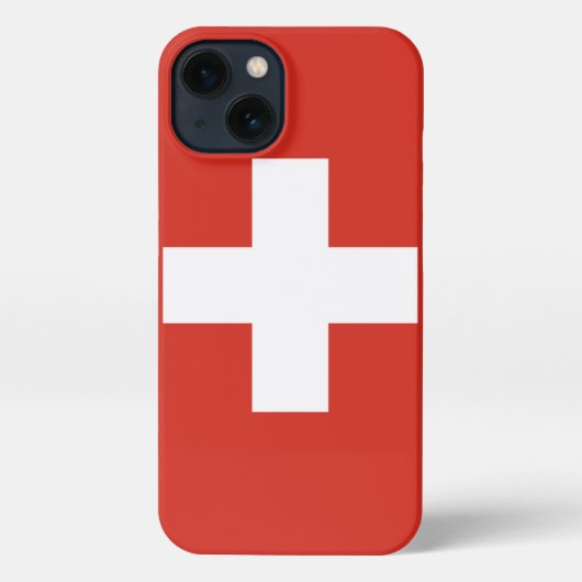 Schweiz iPhone Hülle (Rückseite)