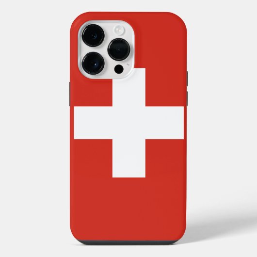 Schweiz iPhone Hülle (Rückseite)