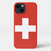 Schweiz iPhone Hülle (Rückseite)