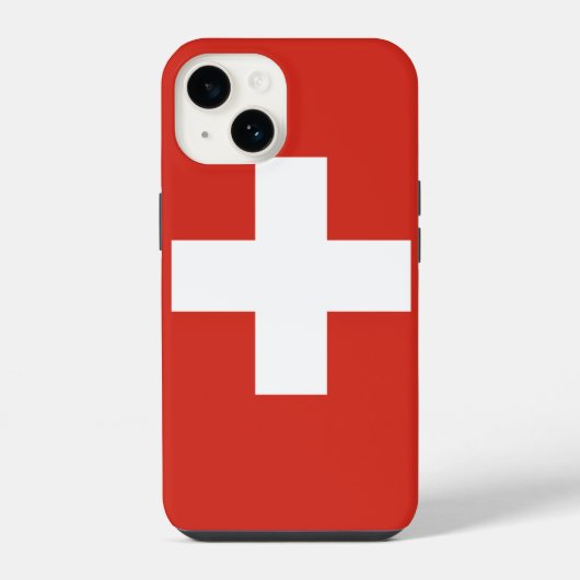 Schweiz iPhone Hülle (Rückseite)