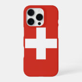 Schweiz iPhone Hülle (Rückseite)