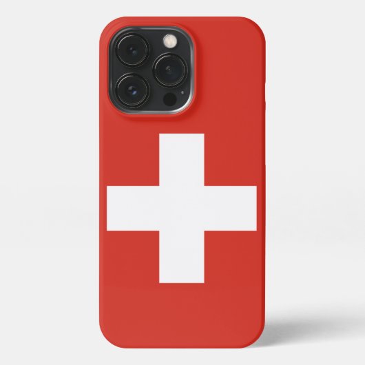 Schweiz iPhone Hülle (Rückseite)