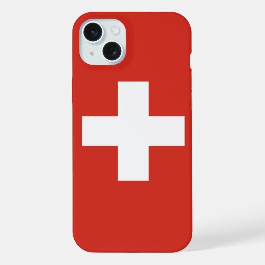 Schweiz iPhone Hülle (Rückseite)