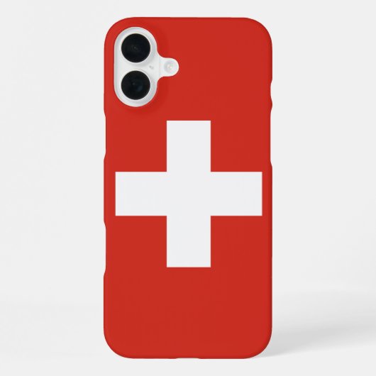 Schweiz iPhone Hülle (Rückseite)