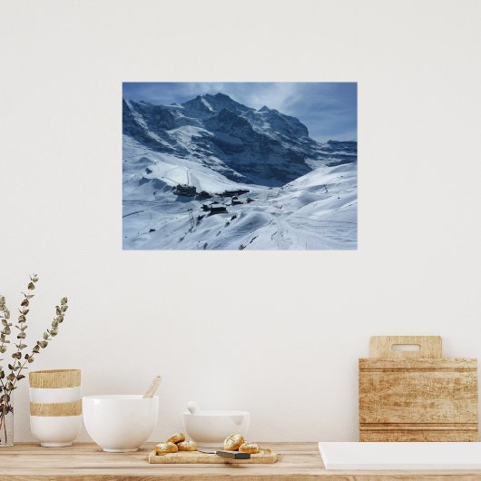 Schweiz Jungfrau, Kleine Scheidegg Poster (Küche)