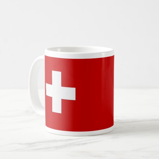 Schweiz Kaffeetasse (Vorderseite Links)