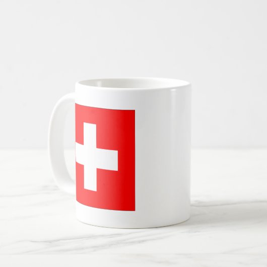 Schweiz Kaffeetasse (Vorderseite Links)