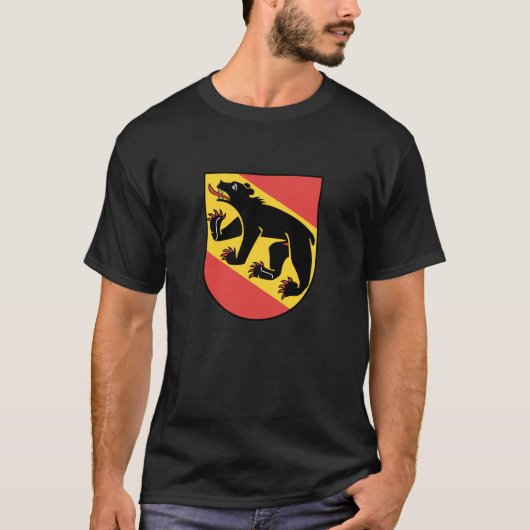 Schweiz Kanton Bern Hauptstadt Wappen Schild T-Shirt (Vorderseite)