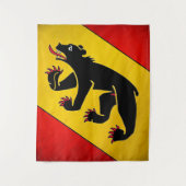 " Schweiz: Kanton Bern ... " Wandteppich (Vorderseite)