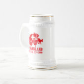 Schweiz Karte Flag Seit 1291 Berge Bierglas (Vorderseite Links)