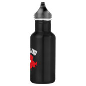 Schweiz-Kartenflagge Edelstahlflasche (Rechts)