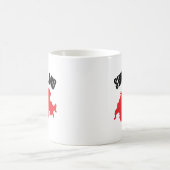 Schweiz-Kartenflagge Kaffeetasse (Mittel)