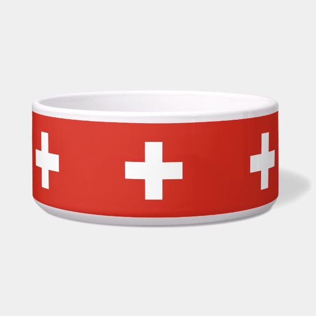 Schweiz Keramik Haustier Bowl Napf (Vorderseite)