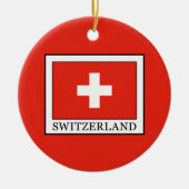 Schweiz Keramik Ornament (Vorne)