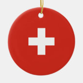Schweiz Keramik Ornament (Vorne)
