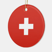 Schweiz Keramik Ornament (Links)