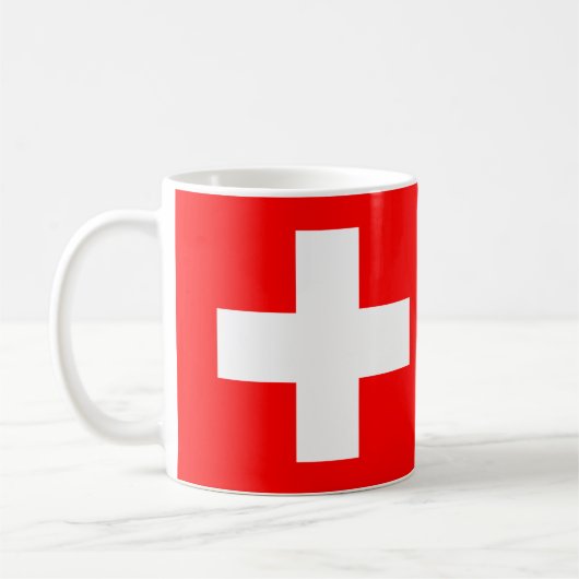 Schweiz Keramik Tasse (Links)
