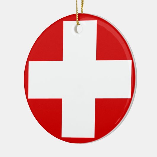 Schweiz Keramikornament (Links)