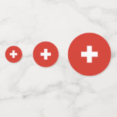 Schweiz Konfetti (Rückseiten)